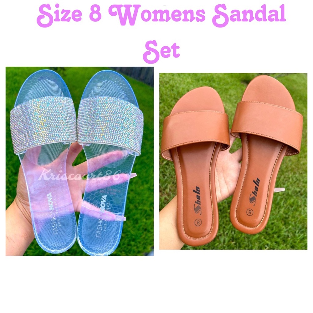 Women’s Size 8 Sandal Bundle NEW